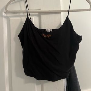 garage butterfly crop top